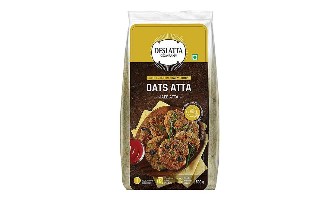 Desi Atta Oats Atta (Jaee Atta)    Pack  500 grams